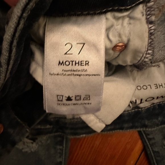Mother Jeans The Looker, Songs of the Cowboy Sz 27 Skinny Distressed - Picture 4 of 12